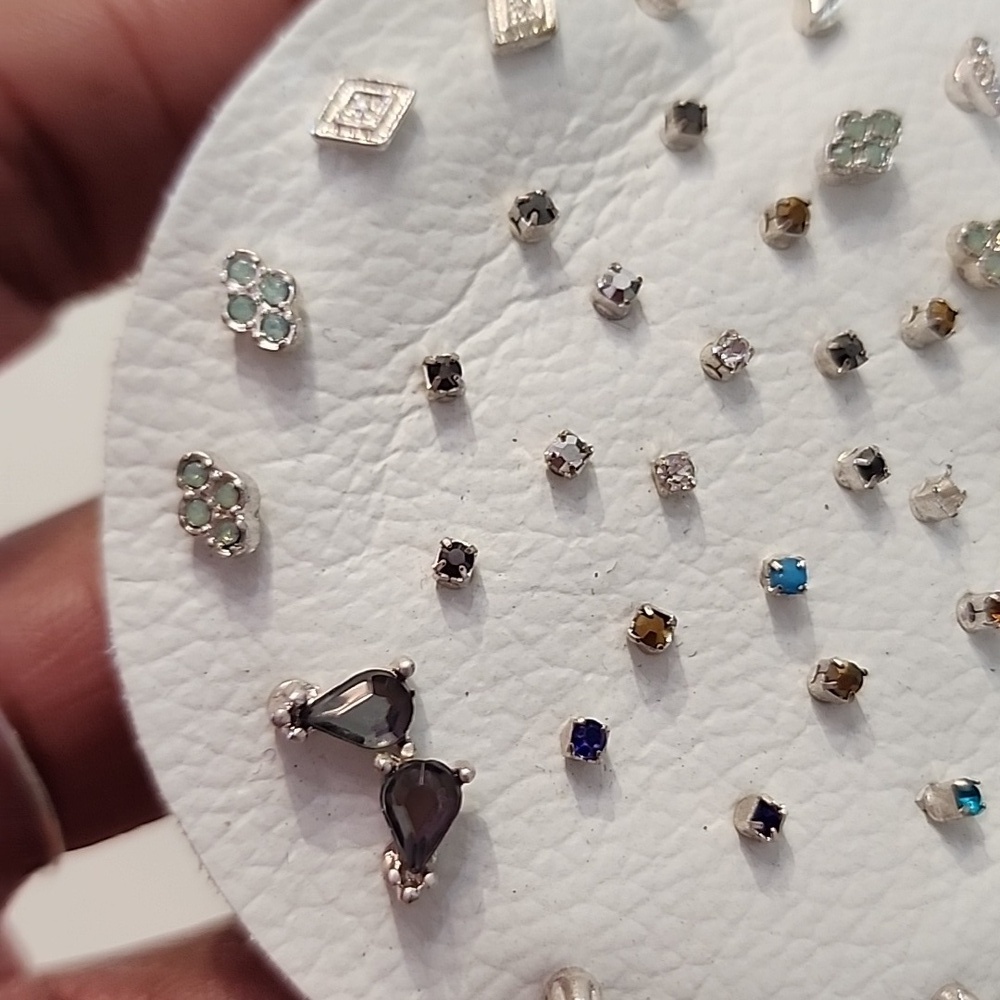 Free People Multicolor Stud Earrings Set 10+ - Picture 4 of 6